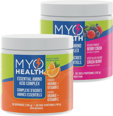 MyoHealth Essential Amino Acid Complex Orange with Vitamin C & Berry Crush| Amino Acid Supplement