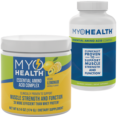 MyoHealth® Essential Amino Acid Complex Lemonade and Capsules | Amino Acid Supplement