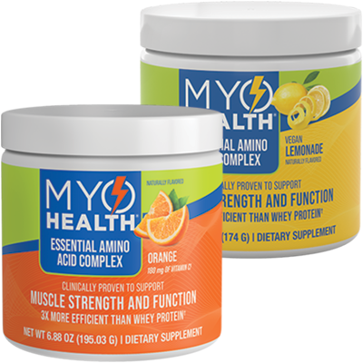 MyoHealth Essential Amino Acid Complex Orange & Lemonade 2Pack | Amino Acid Supplement